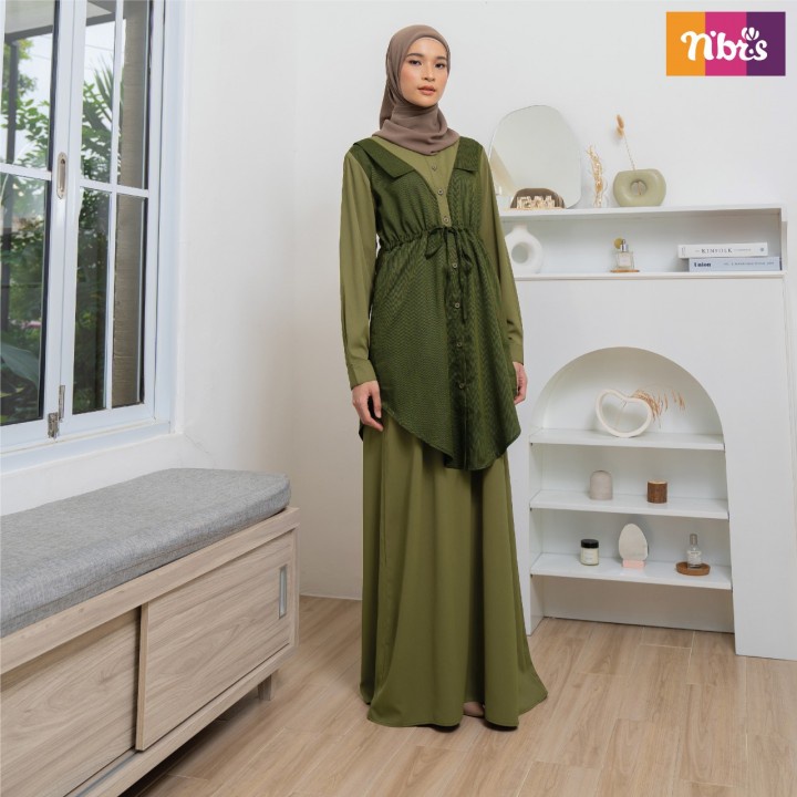 Gamis Nibras NB B104 / Fashion Muslim Dress