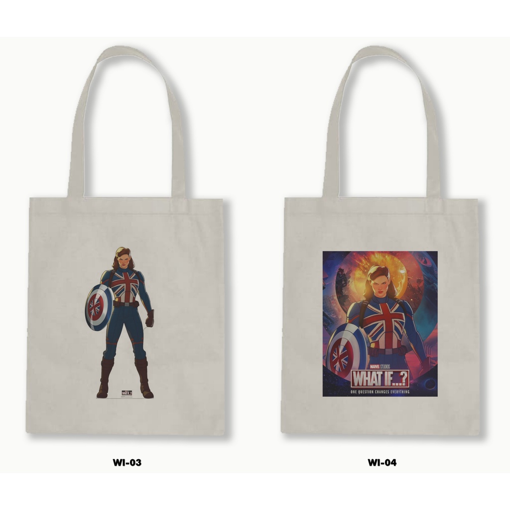 TOTE BAG BLACU - MARVEL WHAT IF