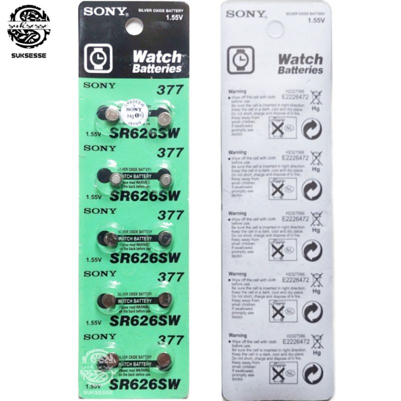 BATERAI SONY SR626SW MURAH / BATERAI SONY 626 / BATERAI JAM TANGAN MERK SONY