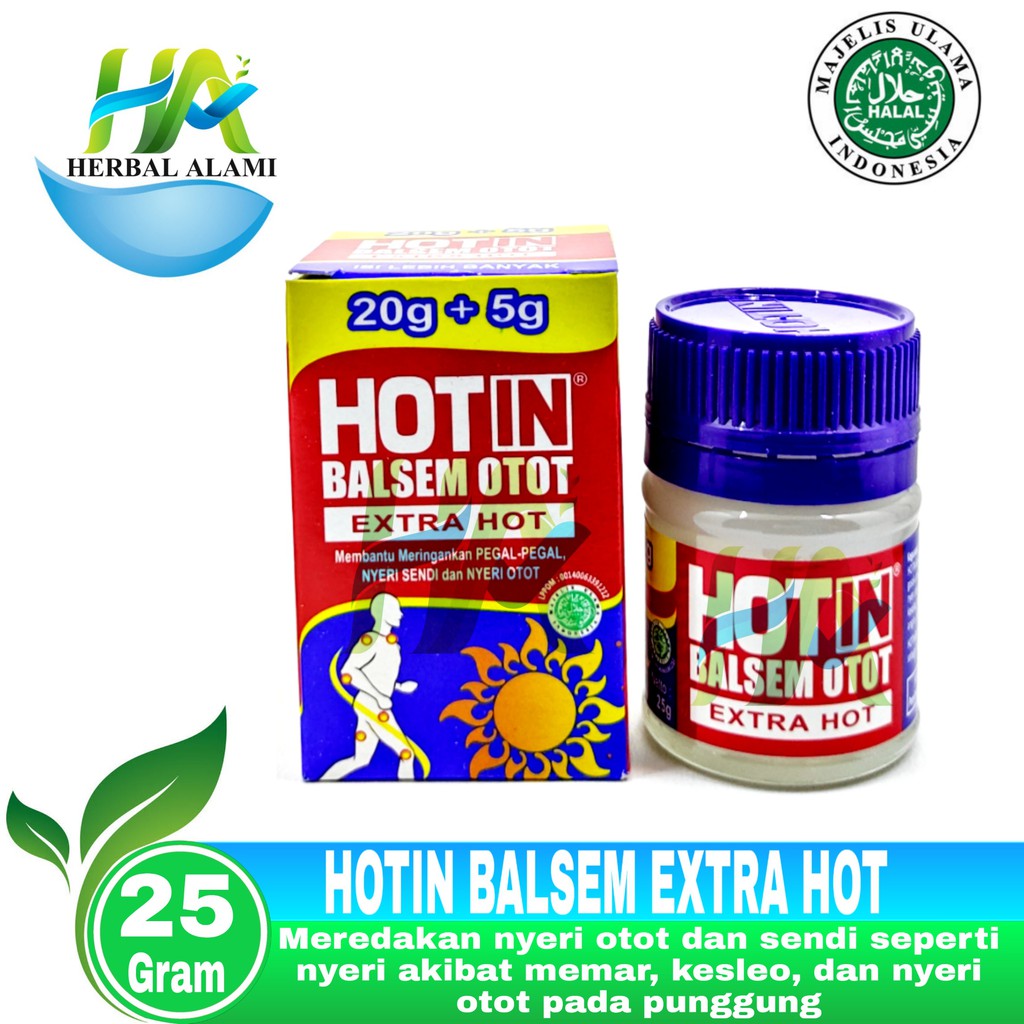 Balsem Otot Hot In Extra Hot 25 gr / Hot In Balsem Otot Extra Hot