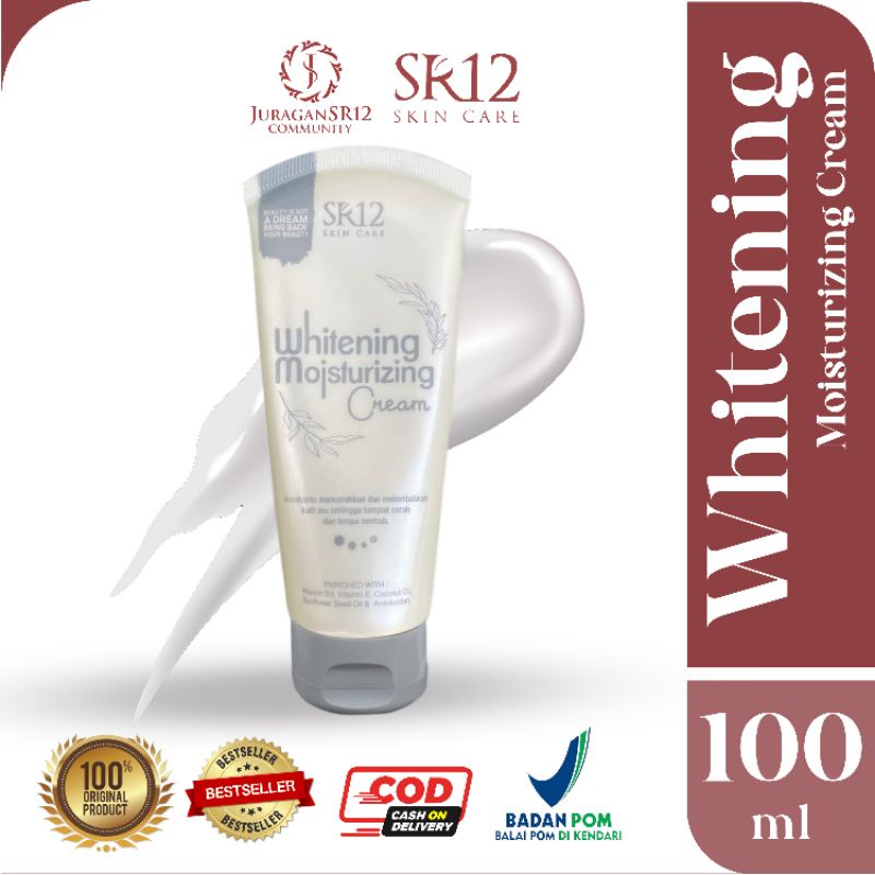 WHITENING MOISTURIZING CREAM SR12 WHITENING BODY LOTION PENCERAH PELEMBAB KULIT WITH SPF