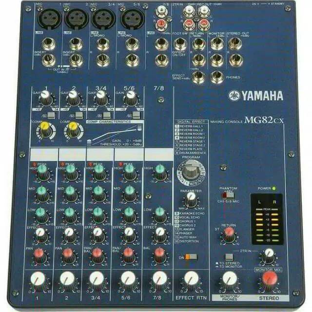 Mixer Yamaha MG82 CX /Mixer Audio Yamaha 8 Channel