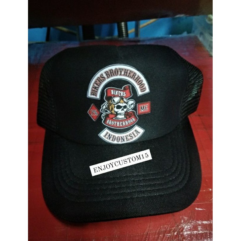 topi/trucker ~ bikers brotherhood ~ topi jaring/topi distro