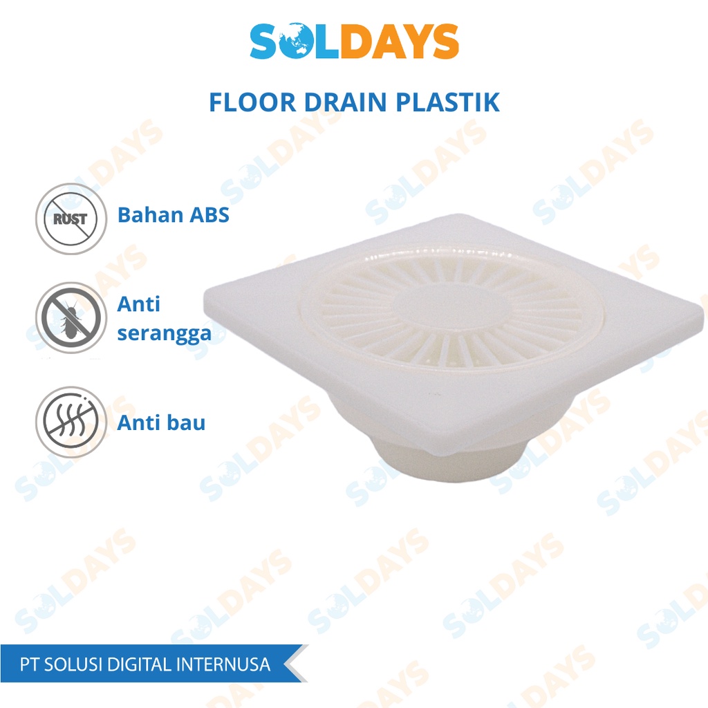 Saringan Got Kamar Mandi / Saluran Pembuangan Air / Floor Drain Plastik