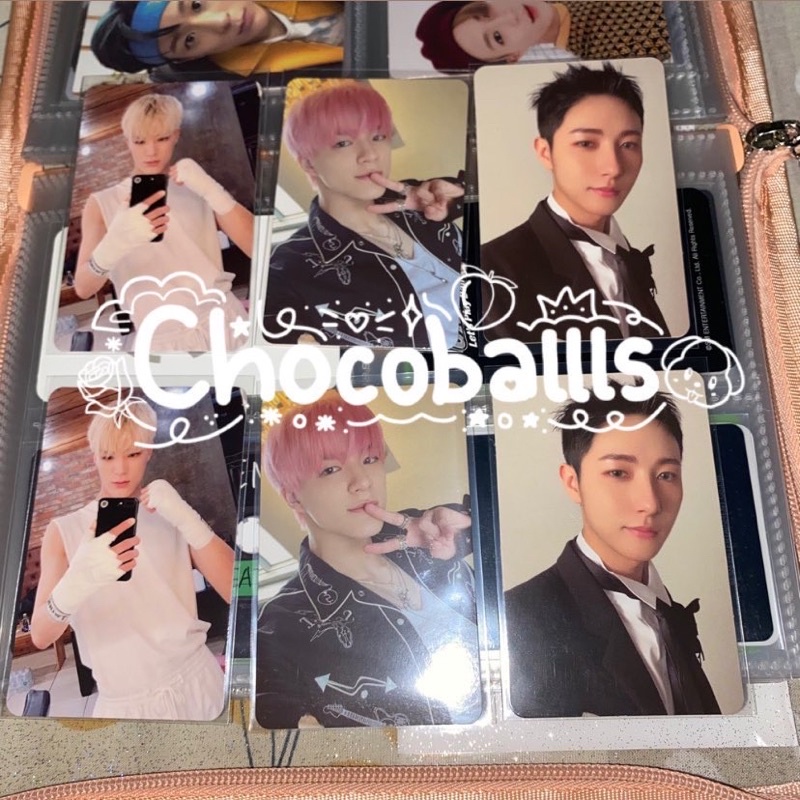 Jeno Renjun photocard we ver scratch ver we boom glitch mode nct dream