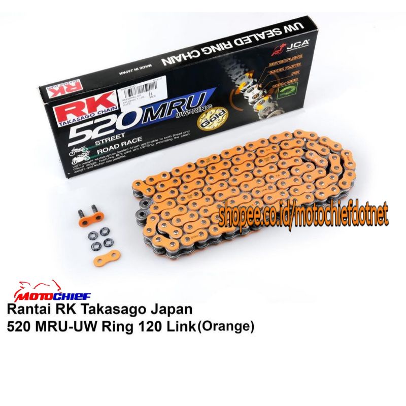 RANTAI RK TAKASAGO 520 120 MRU UWRING NINJA250 CBR250RR MT25 R25