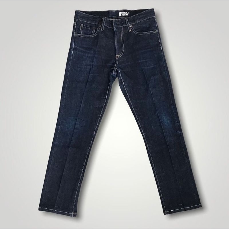 Celana Uniqlo Jeans Selvedge Second Bekas Original