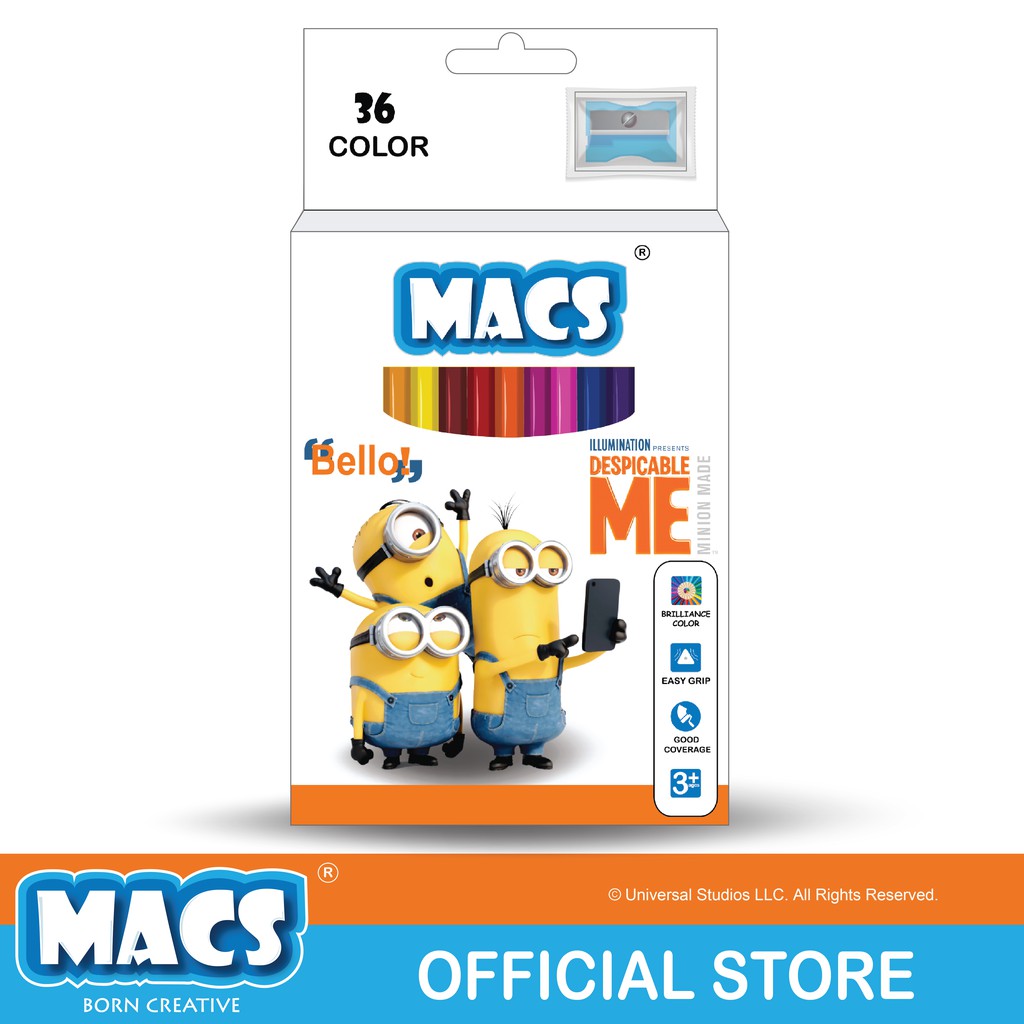 

MACS Coloring Pencils Despicable Me - Minion 1 (36 colors)