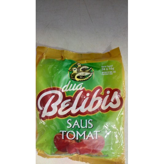 

BELIBIS SAUS TOMAT SACHET 24S @ 9 GR