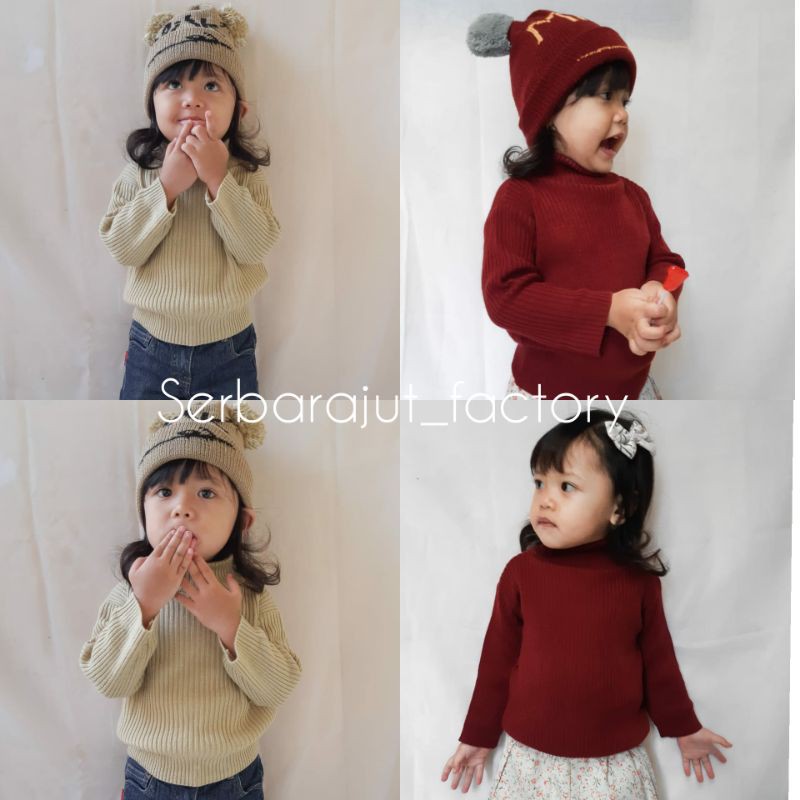 ESTELLE SWEATER TURTLE NECK BABY / SWEATER BABY / TURTLE NECK BABY