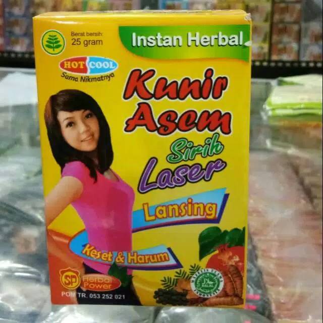 

bubuk instan herbal kunir asem sirih langsing