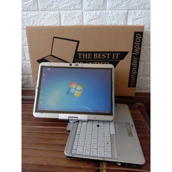 laptop second core i5 hp elitebook 2760p  ram 4 gb layar bisa di putar