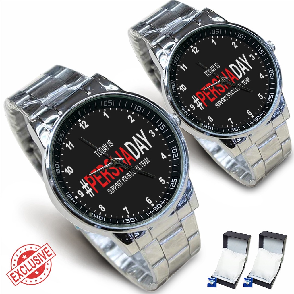 Jam Tangan Rantai Couple PERSIJA DAY (Awesome)