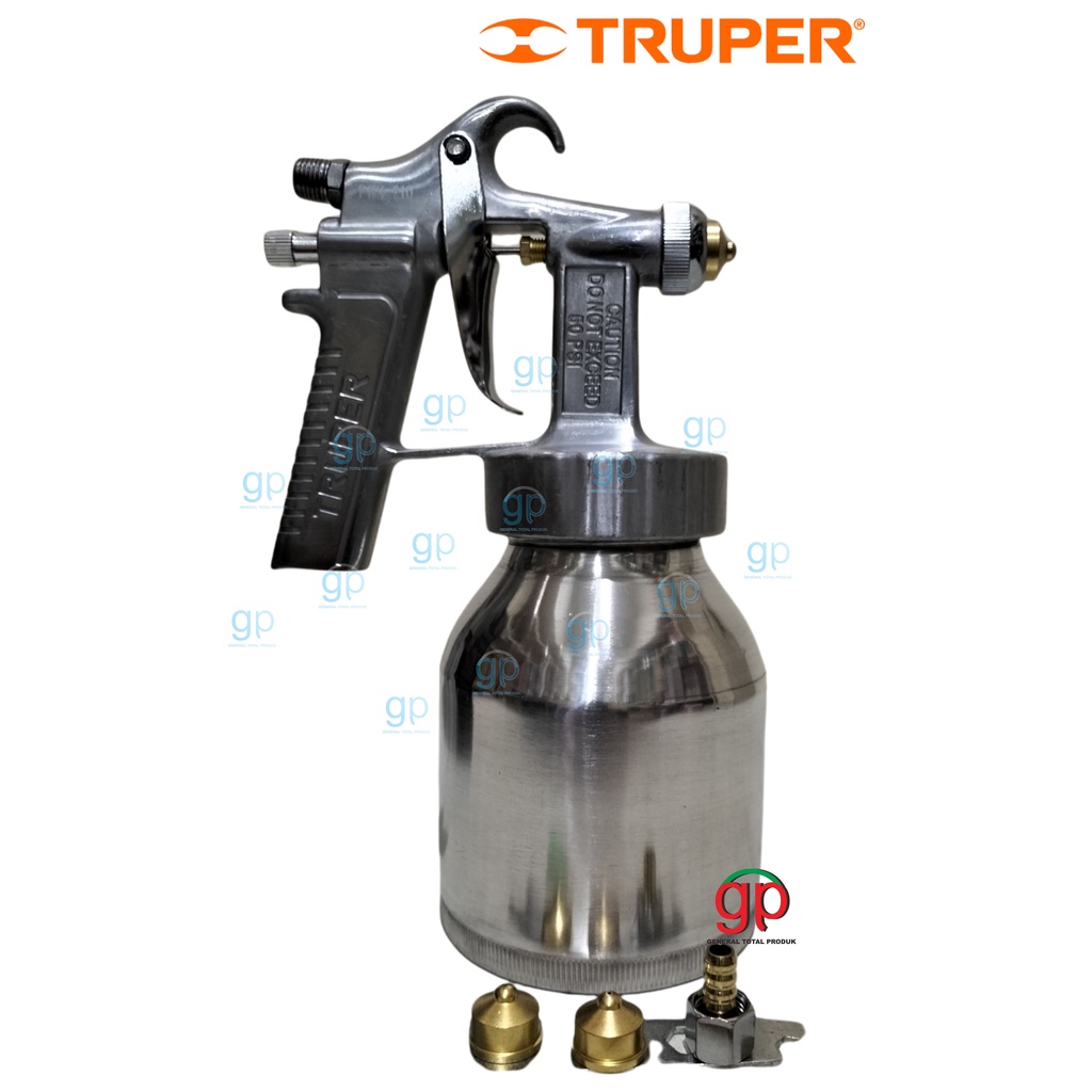 spray gun tabung bawah TRUPER spet cat tabung bawah semprotan cat tabung bawah