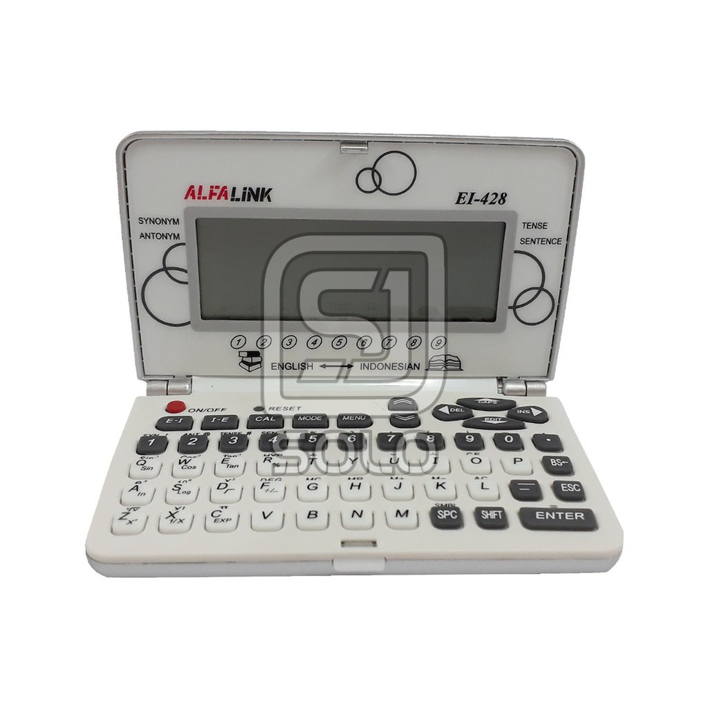 Kamus Elektronik E-Dictionary Alfalink EI 428 Silver