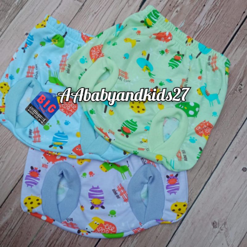 3PC Celana Bayi Model Pop Jay Rotary Lembut dan SNI