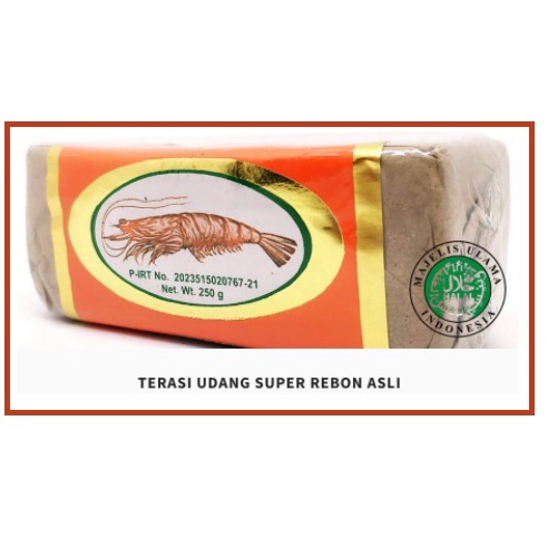 

Terasi Udang Rebon Super 250gr (Terasi - Sambel Terasi)