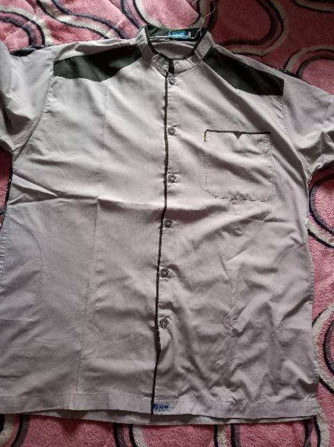 New Arrival Distro Batik Pria Bordir Sogan Hrb026 Batikaf Notoarto Batik Ipnu-ippnu Hem Pria Bel