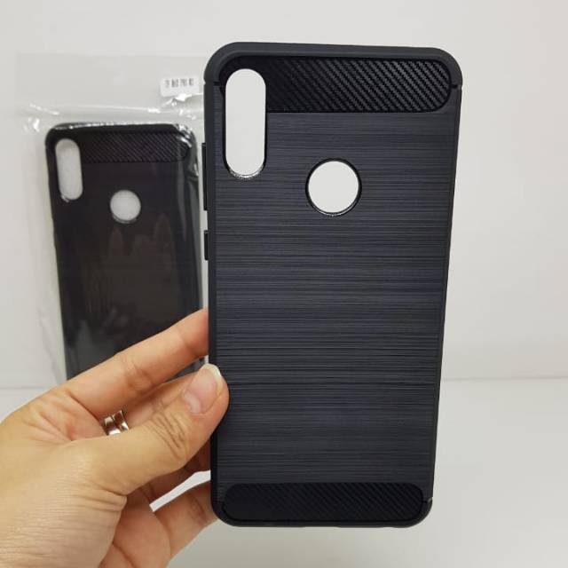 Slim Fit Carbon Zenfone Max Pro M2 6.26&quot; Softcase Carbon Asus ZB631KL Soft Case Zenfone Max Pro M2