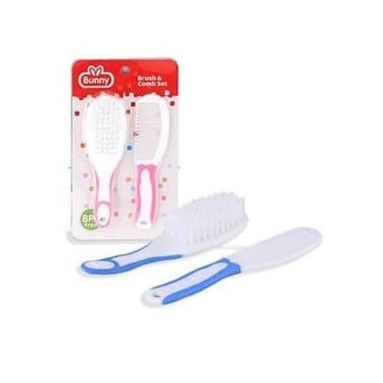 Lusty Bunny Brush &amp; Comb set - Sisir Bayi (DC-1104)