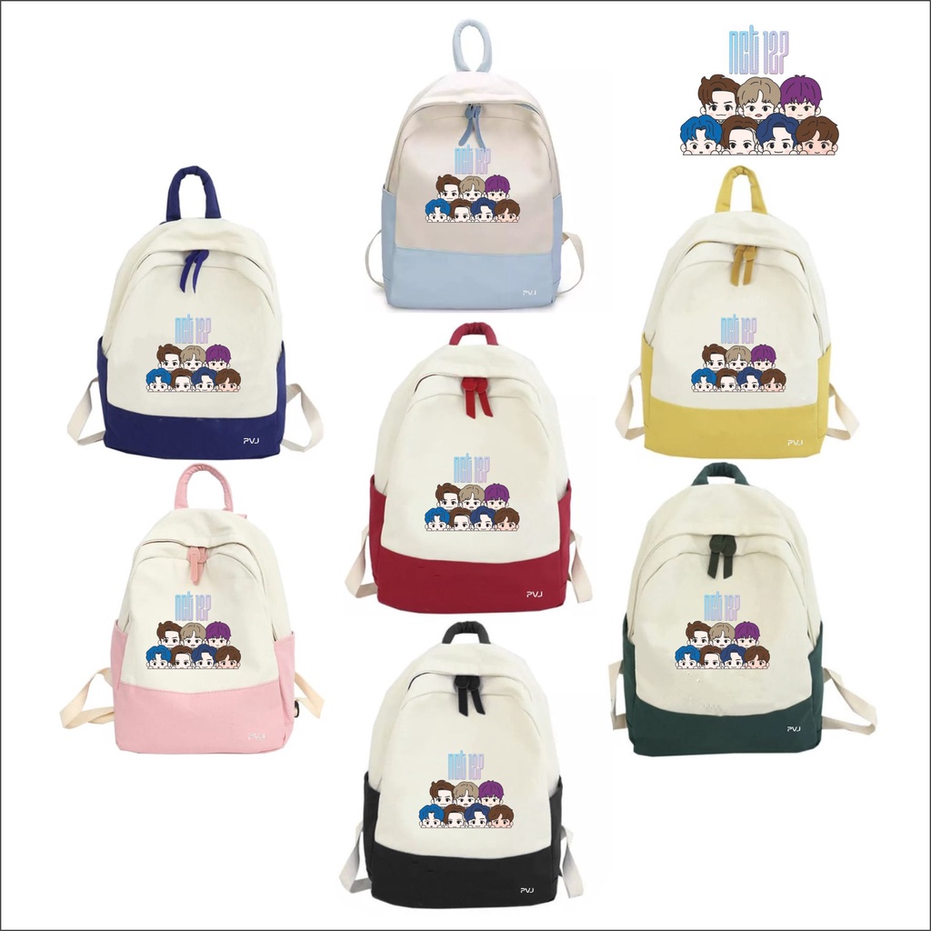 PVJ Tas NCT Dream Ransel Anak Backpack Kpop style Korea SD SMP