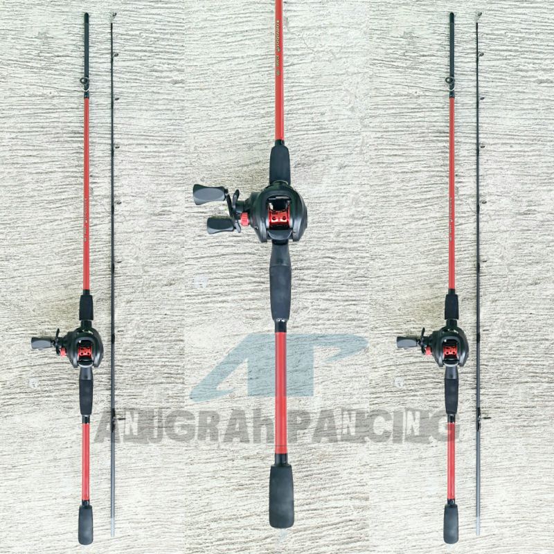 PAKET ALAT PANCING BAITCASTING MURAH SIAP PAKAI
