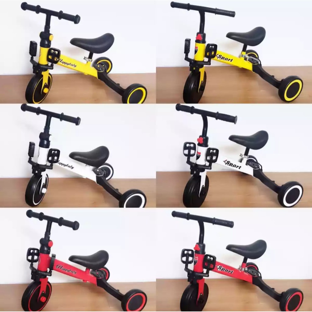 Promo Sepeda Anak 3 Roda  2 in 1/Anak Balance Bike Ride Roda Tiga Sepeda Roda Tiga Anak Sepeda Roda 2 Roda 3