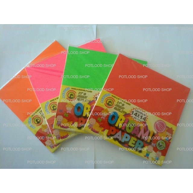 Kertas Origami Asturo 14 cm x 14 cm Shopee Indonesia Kertas Origami Asturo 14 cm x 14 cm Shopee Indonesia