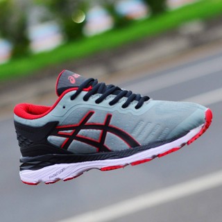  SEPATU  RUNNING ASICS KAYANO  NAVY PUTIH MEN KETS  OLAHRAGA 