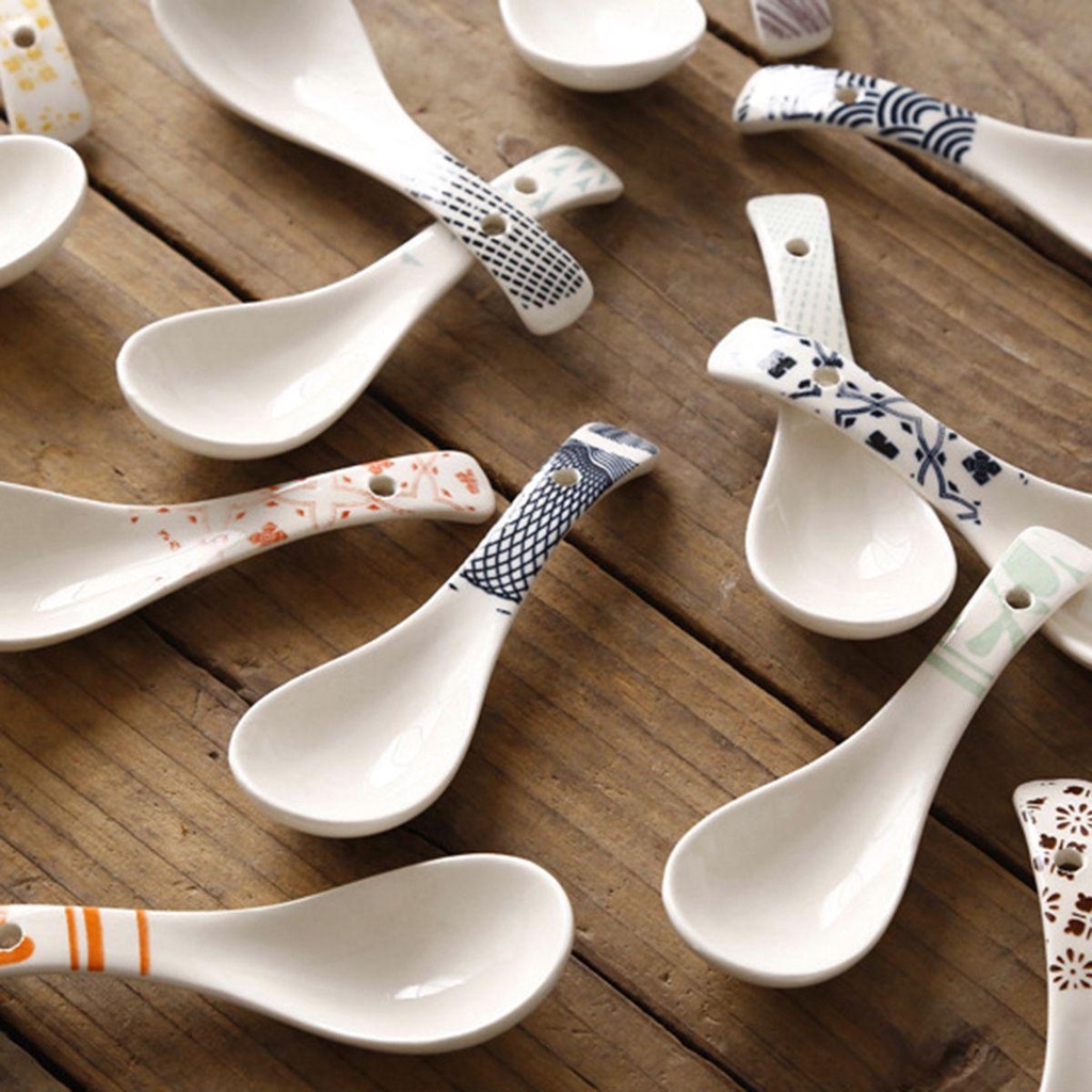 [Elegan] Sendok Aduk Makan Bayi Mixing Gaya Jepang Alat Makan Cutlery