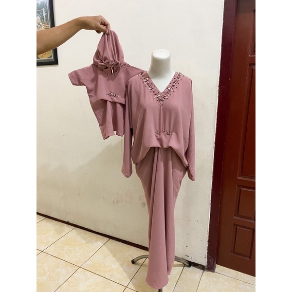 kaftan ibu dan anak kaftan couple kaftan raisa kaftan premium