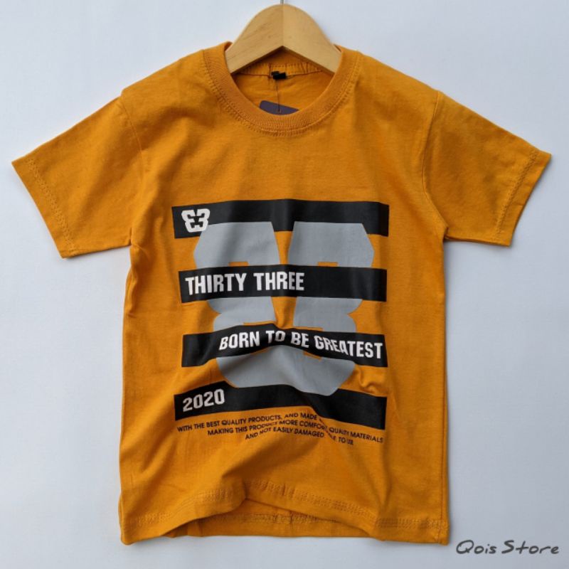 Kaos Distro Dewasa &amp; Anak Terlaris, Original Thirty Three