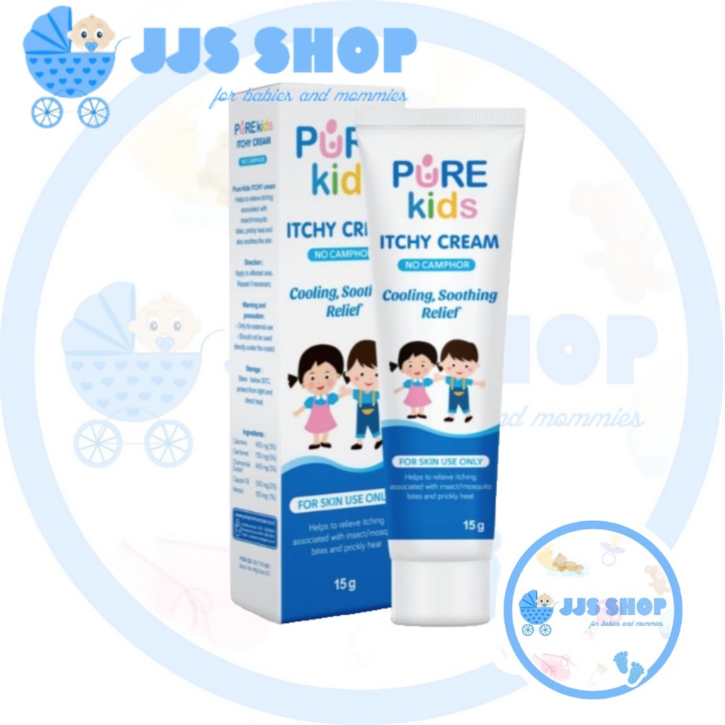 Purekids Pure Kids Itchy Cream 15gr / Krim Pereda Gatal Gigitan Serangga Nyamuk Anak