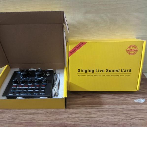 Sound card V8 Mixer Bluetooth SoundCard V8 Audio Soundcard New