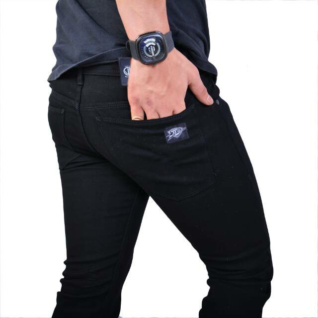 Celana Jeans Long Black JEC ID Premium Slim