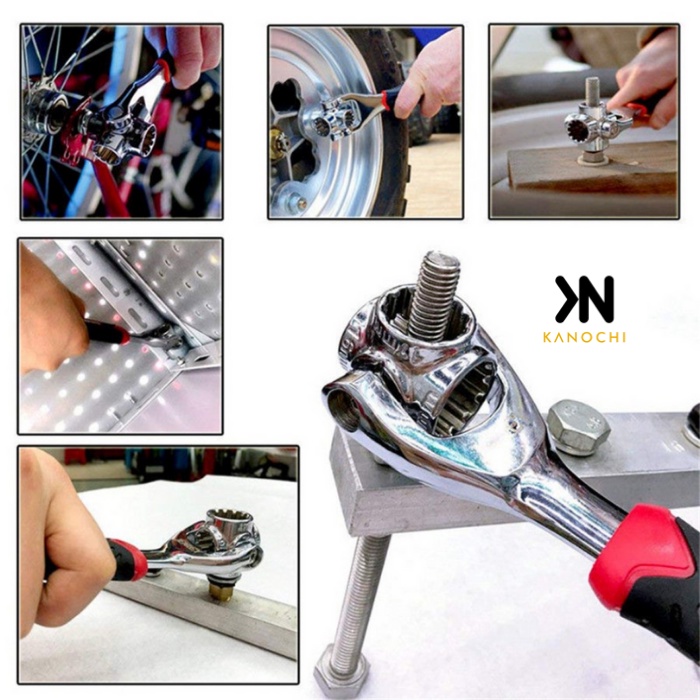 KUNCI TIGER WRENCH UNIVERSAL KUNCI SOCKET PAS 48 in 1 SERBAGUNA
