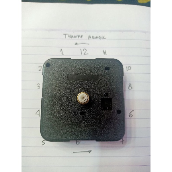 Mesin Jam Thawaf Standar / Mesin jam dinding tawaf / mesin jam putar ke kiri / mesin jam arab / Arab
