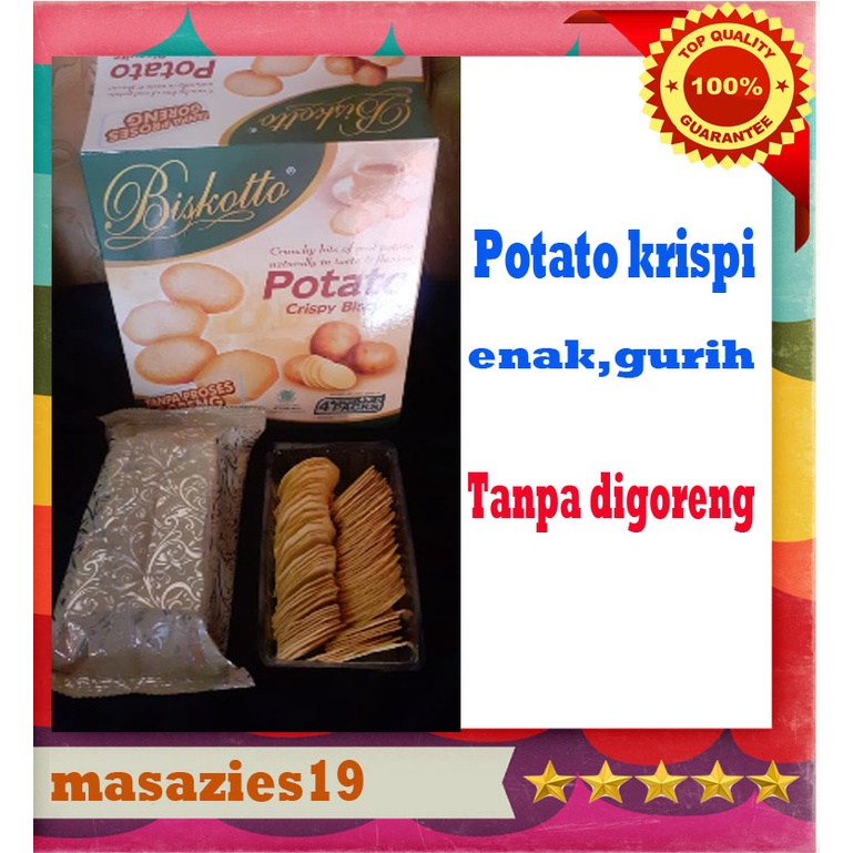 Potato kentang Krispi | Biskuit Dengan Kentang Tanpa Proses Goreng 1 pack