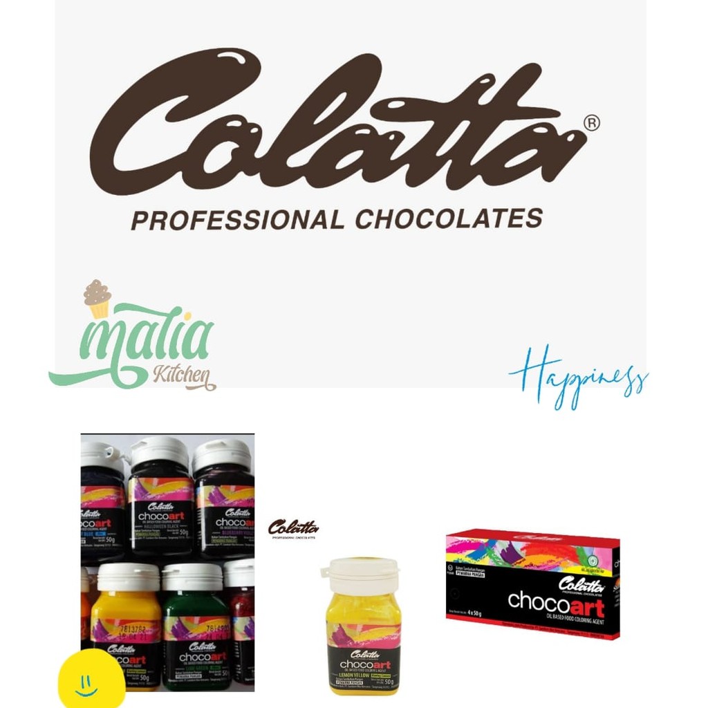 

colatta choco art pewarna oil base botol 50 gram