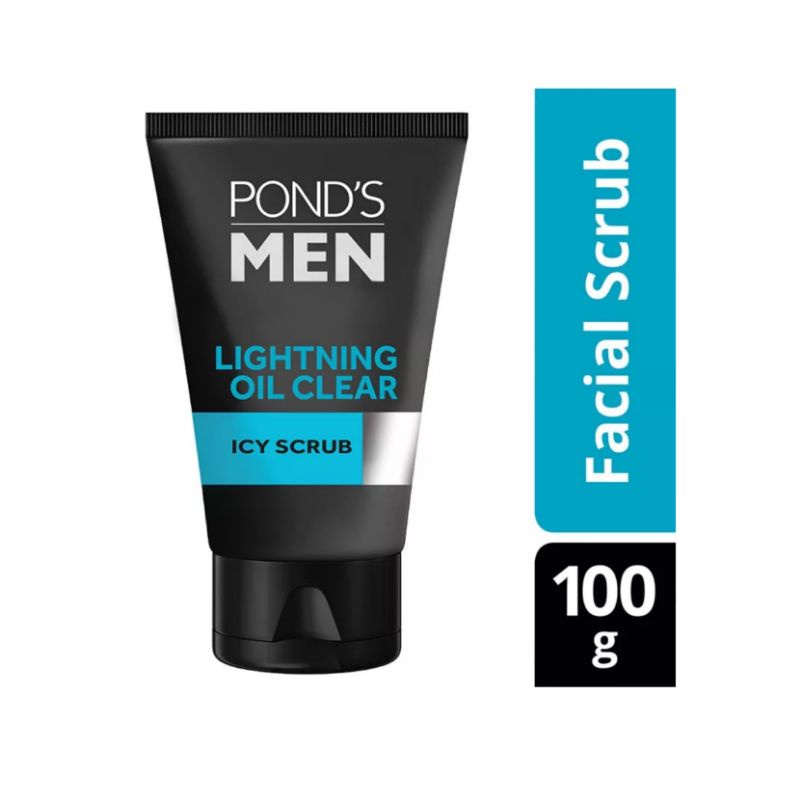 POND'S MEN Lightning Oil Clear Facial Scrub 100gr