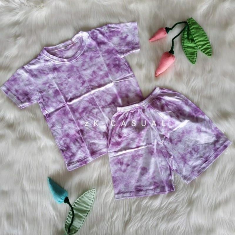 Set Kaos Tie Dye Anak (2-8 th)