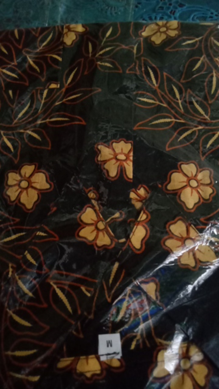 Bswart Batik Hrb026 Kenongo Hem Pendek Padi Pekalongan M L Xl Batik