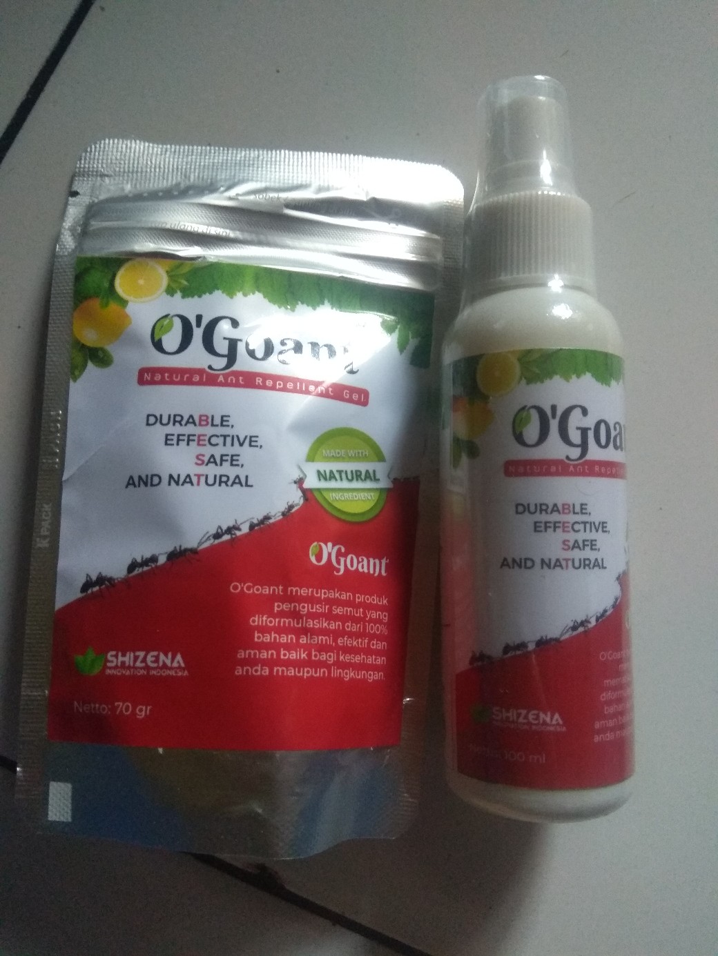 Ogoant  Ogoant Pengusir Semut Alami / Pembasmi Semut/penghilang Semut /pengusir Semut/obat Semut