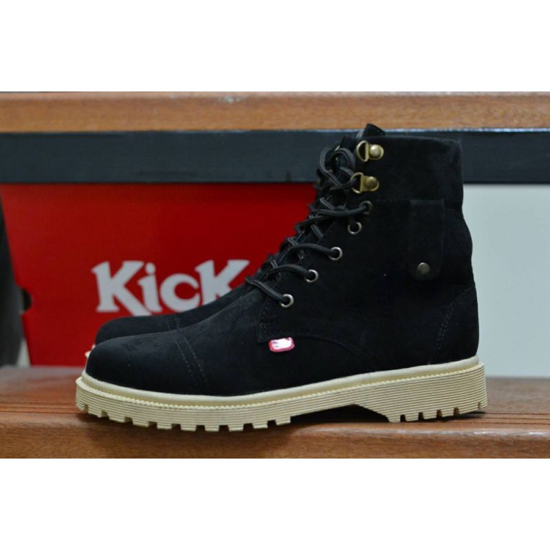 SEPATU BOOTS WANITA MUSIM DINGIN DAN HUJAN KICKERS HARAJUKU PREMIUM BOOTS