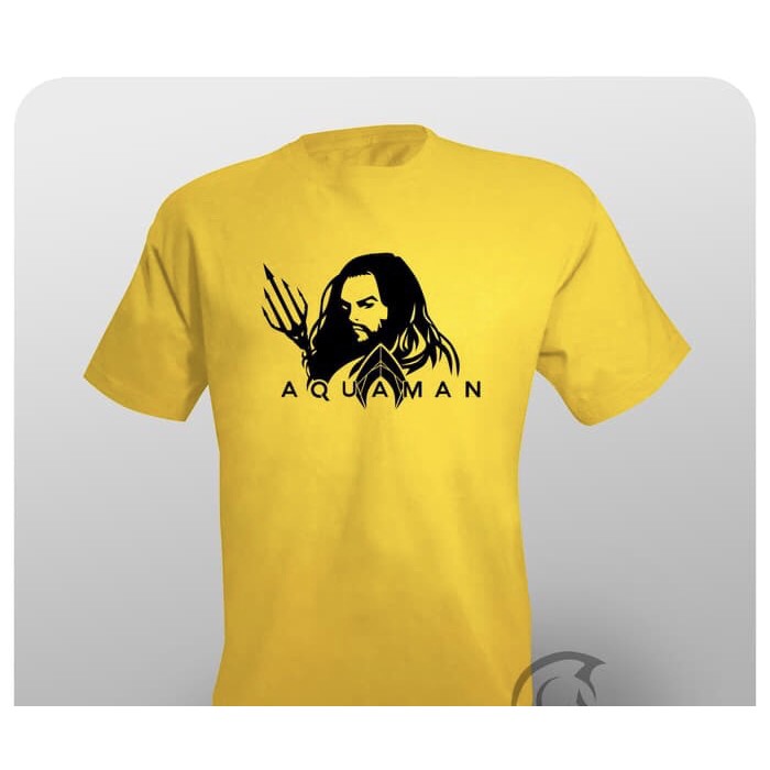 KAOS AQUAMAN FACE BAJU TSHIRT SUPERHERO MARVEL AVENGERS DC