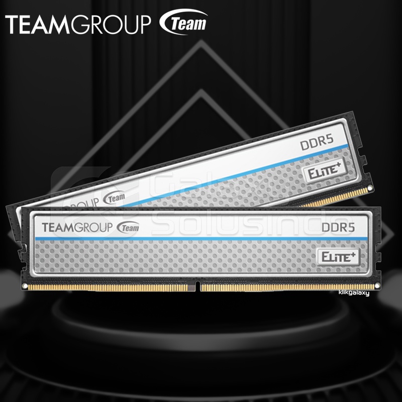 TEAM ELITE PLUS (2x16) 32GB DDR5 kit 4800Mhz - White Memory RAM