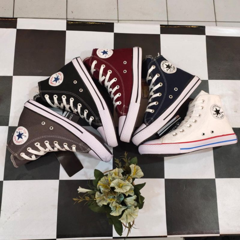 sepatu pria/wanita converse classic hight motif fashion sepatu kece