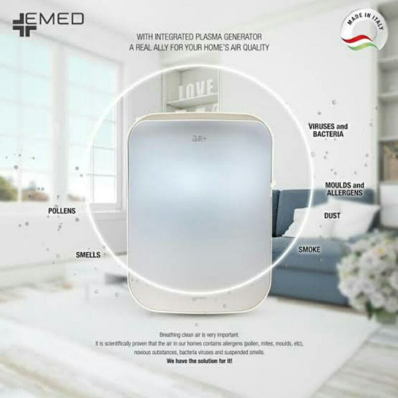 Emed PA500 Air Purifier With Hepa Filter / Penyaring Udara