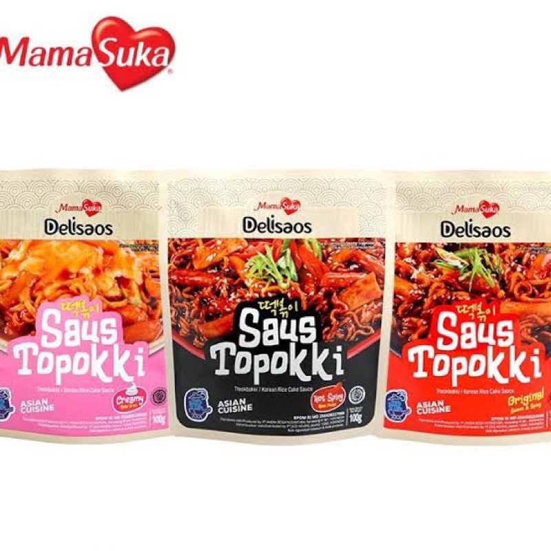 

Delisaos Saus Topokki/Mamasuka Delisaos Saus Topokki