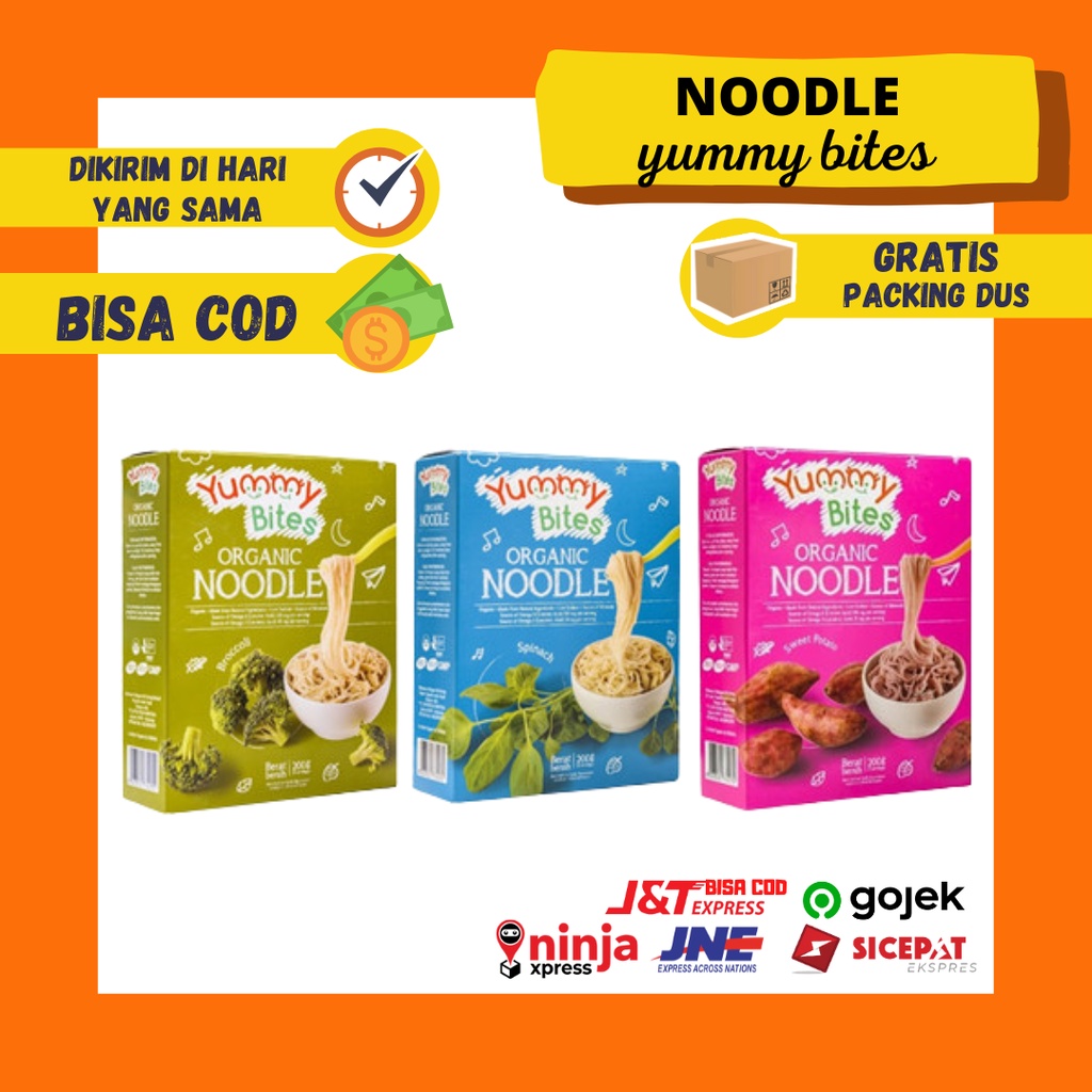 Yummy Bites Noodle Mie Bayi Organik Mpasi Organic Mi